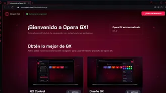 Opera GX, el navegador Web gamer en diez imágenes